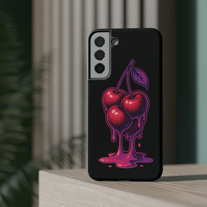 Impact-Resistant Cherry Phone Case, Cute Cherry Phone Cover, Stylish Phone Protector, Fun Phone Case, Unique Gift for Teens