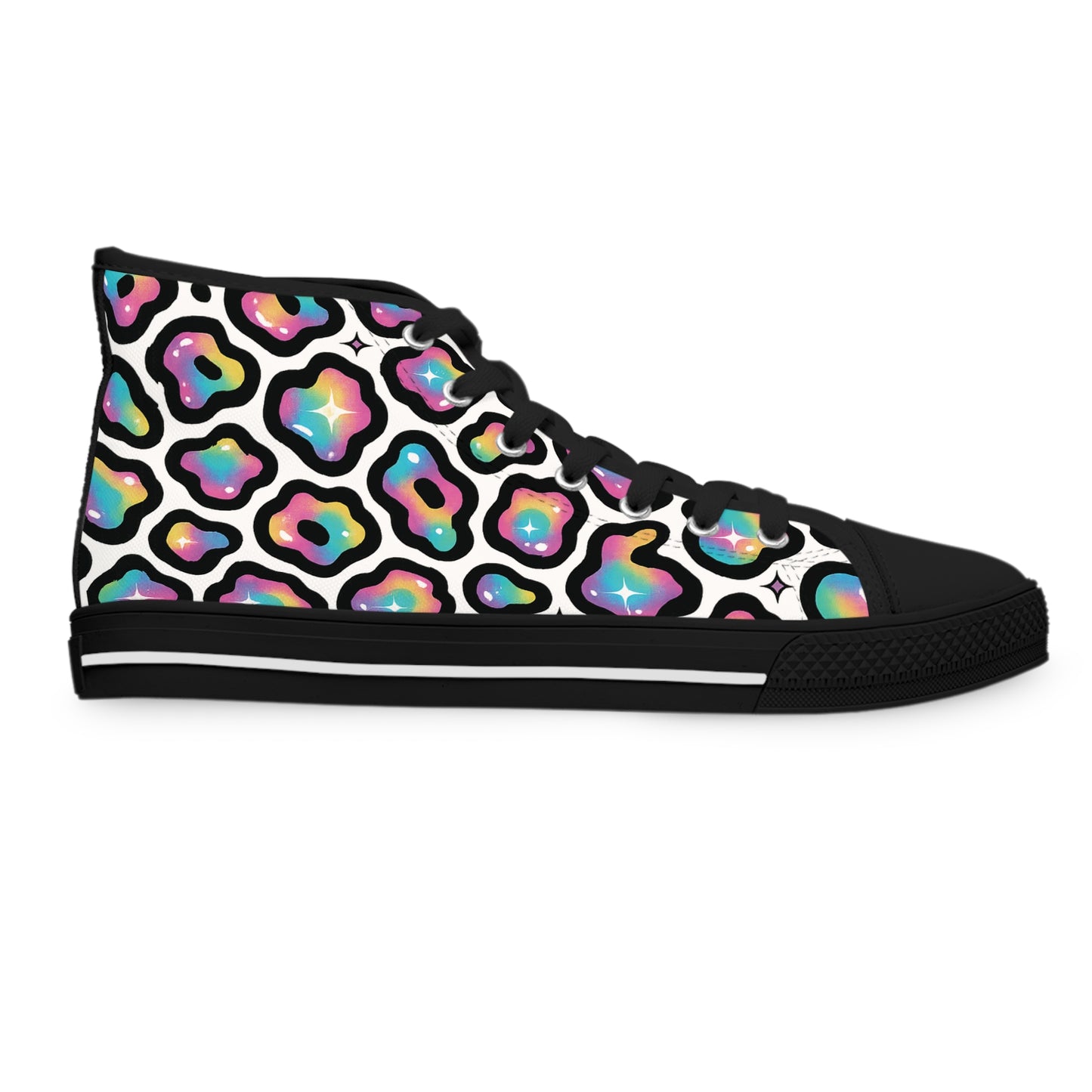 Colorful Leopard Print Women's High Top Sneakers | Trendy Urban Footwear, Fashion Statement, Casual Stylish Kicks, Gift for Her, [...]