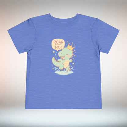 Cute Dinosaur Toddler Tee - "Roar No!" - Fun Baby Shirt, Kids Gift, Birthday Outfit, Playdate Top, Summer Apparel