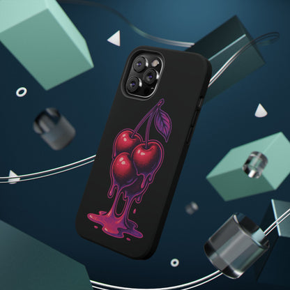 Impact-Resistant Cherry Phone Case, Cute Cherry Phone Cover, Stylish Phone Protector, Fun Phone Case, Unique Gift for Teens