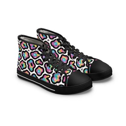 Colorful Leopard Print Women's High Top Sneakers | Trendy Urban Footwear, Fashion Statement, Casual Stylish Kicks, Gift for Her, [...]