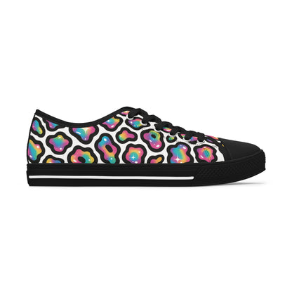 Colorful Women's Low Top Sneakers | Stylish Athletic Shoes, Colorful Sneakers, Casual Footwear, Trendy Low Tops, Fun Walking Shoes