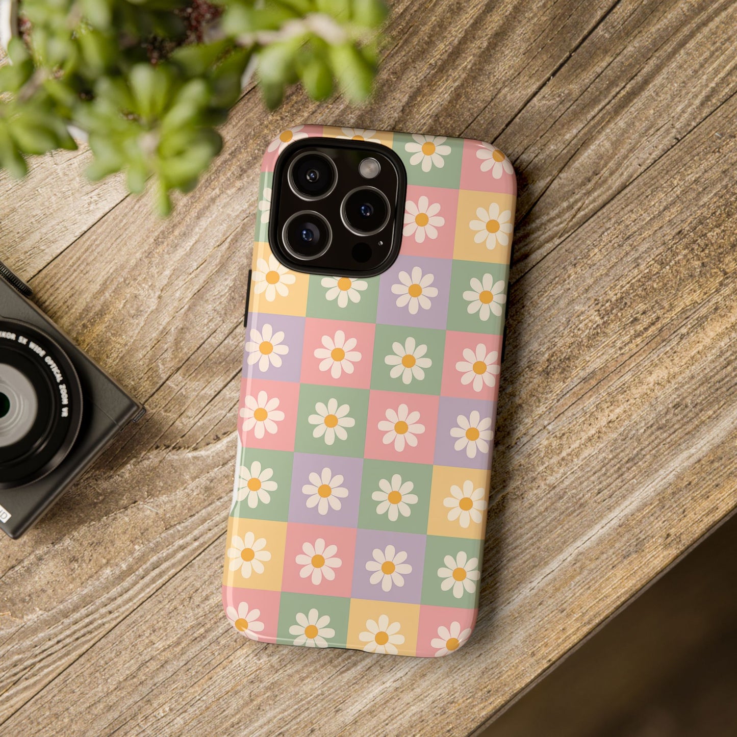 Floral Phone Case, Cute Pastel Flower Case, Tough Phone Cover, Stylish Phone Accessory, Gifts for Her, Summer Vibes