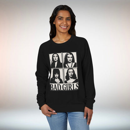 Unisex Bad Girls French Terry Raglan Crewneck Sweatshirt, Cozy Casual Wear, Perfect for Fall, Halloween, and Everyday Style, Unique [...]