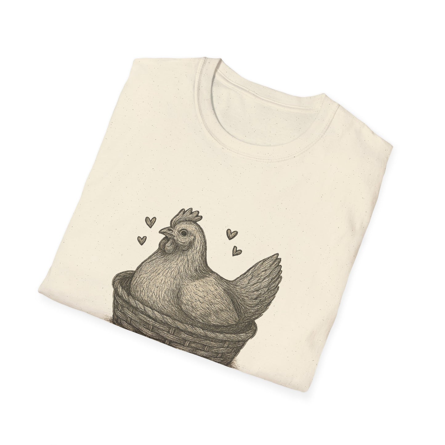 Emotional Support Chicken T-Shirt, Funny Chicken Tee, Farm Animal Gift, Quirky Humor Shirt, Cute Casual Wear, Unisex Apparel