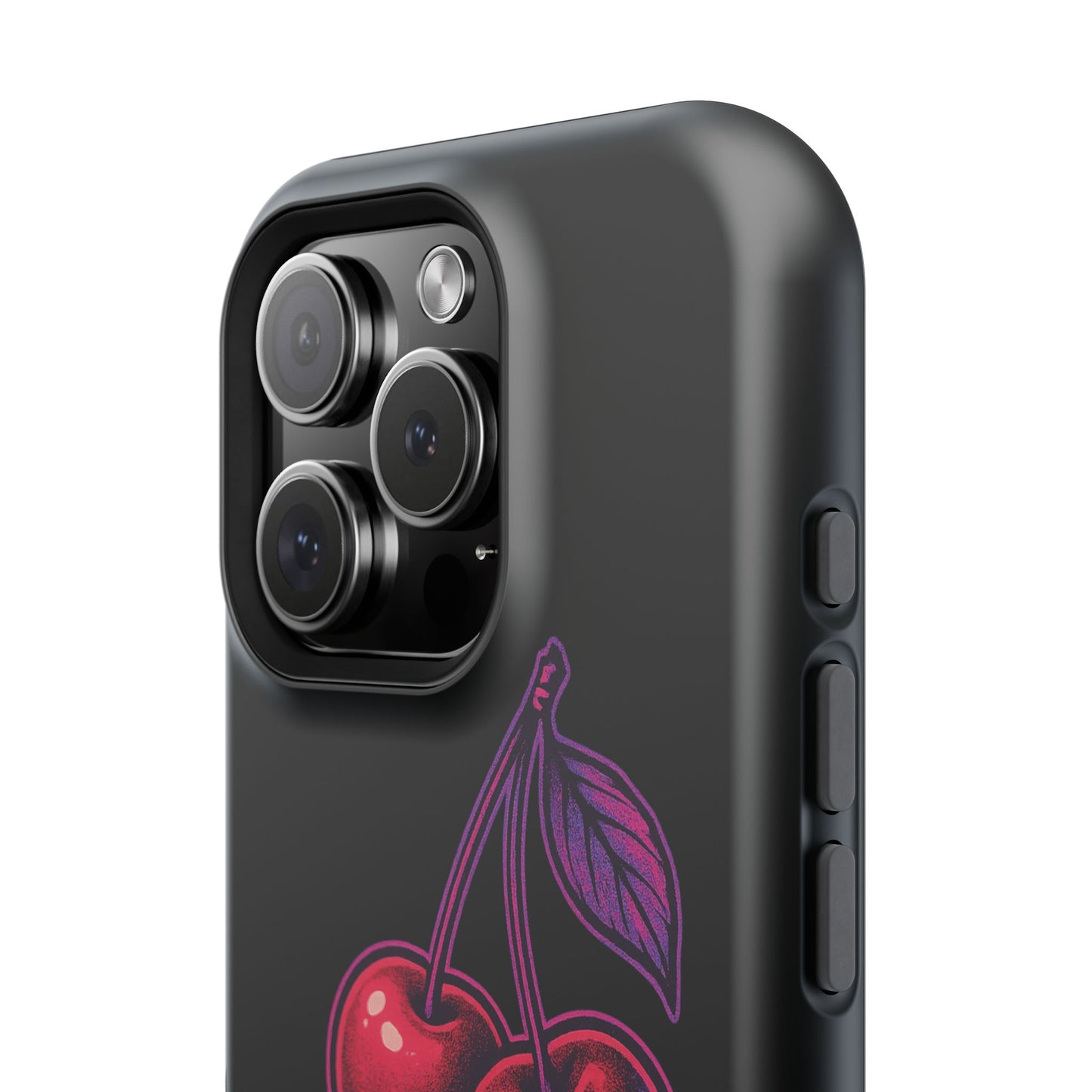 Impact-Resistant Cherry Phone Case, Cute Cherry Phone Cover, Stylish Phone Protector, Fun Phone Case, Unique Gift for Teens