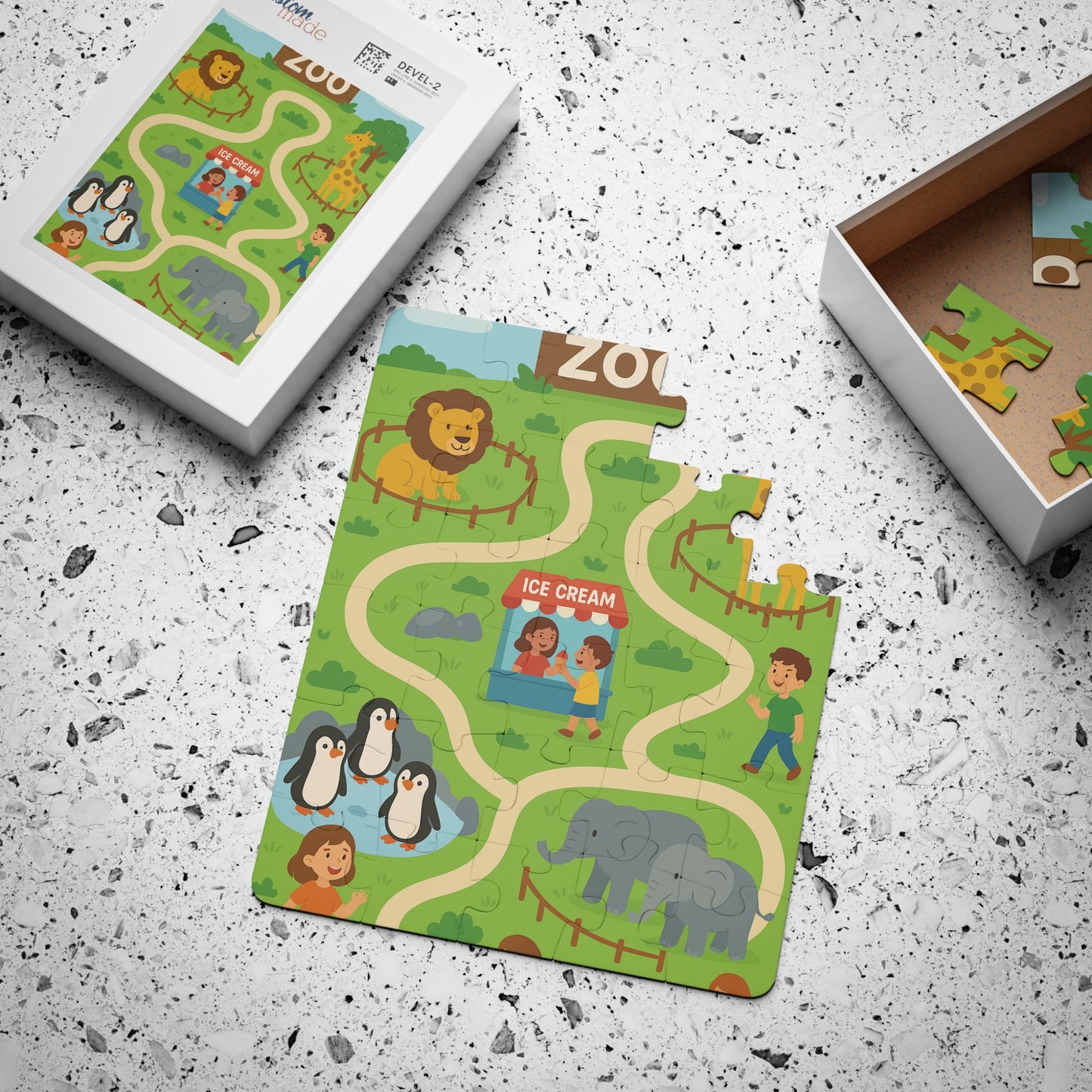 Zoo Adventure Kids' Puzzle - Fun Learning Gift for Birthday, Educational Toy, Kid's Gift, Family Activity, Puzzle Game