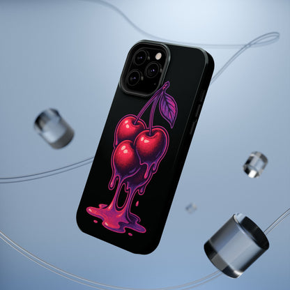 Impact-Resistant Cherry Phone Case, Cute Cherry Phone Cover, Stylish Phone Protector, Fun Phone Case, Unique Gift for Teens