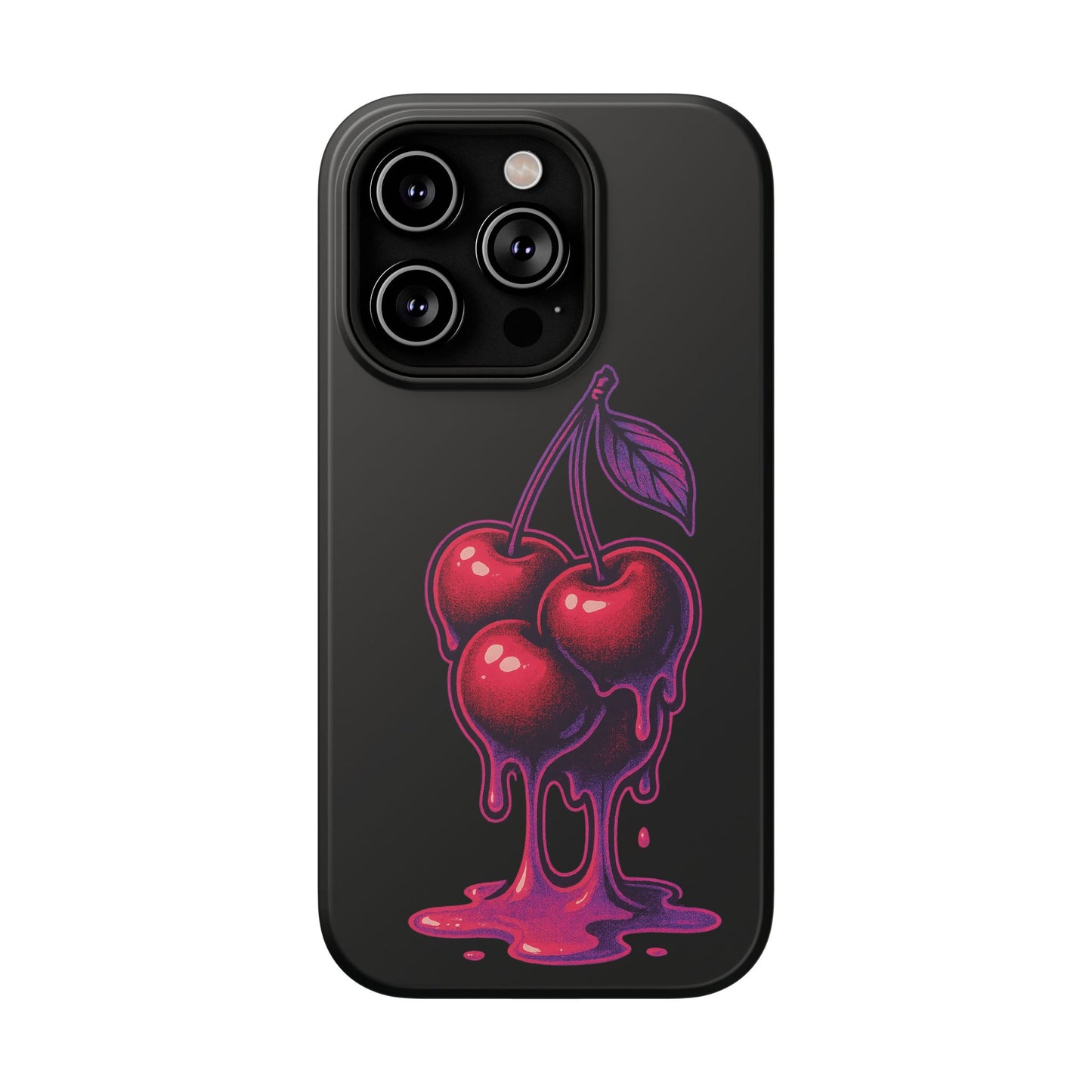 Impact-Resistant Cherry Phone Case, Cute Cherry Phone Cover, Stylish Phone Protector, Fun Phone Case, Unique Gift for Teens