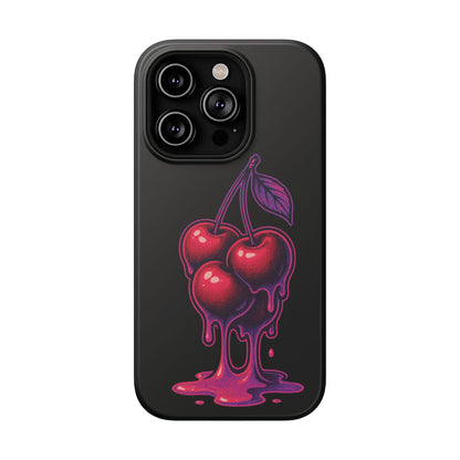 Impact-Resistant Cherry Phone Case, Cute Cherry Phone Cover, Stylish Phone Protector, Fun Phone Case, Unique Gift for Teens