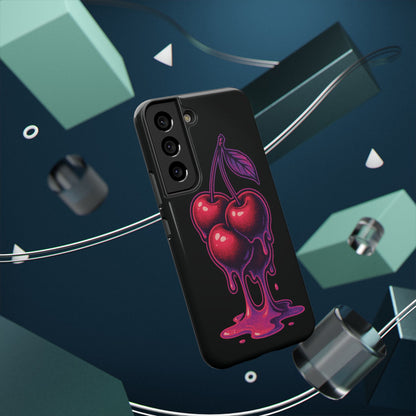 Impact-Resistant Cherry Phone Case, Cute Cherry Phone Cover, Stylish Phone Protector, Fun Phone Case, Unique Gift for Teens