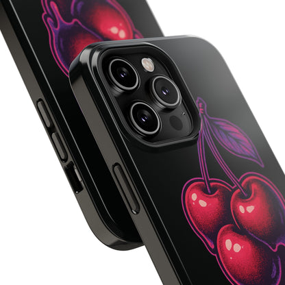 Impact-Resistant Cherry Phone Case, Cute Cherry Phone Cover, Stylish Phone Protector, Fun Phone Case, Unique Gift for Teens
