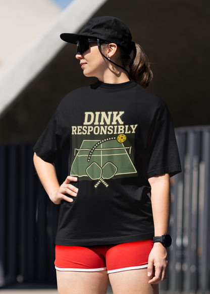 Dink Responsibly T-Shirt - Unisex Softstyle Tee for Pickleball Lovers, Sports Gift, Comfortable Casual Wear, Fun Outdoor, Summer [...]