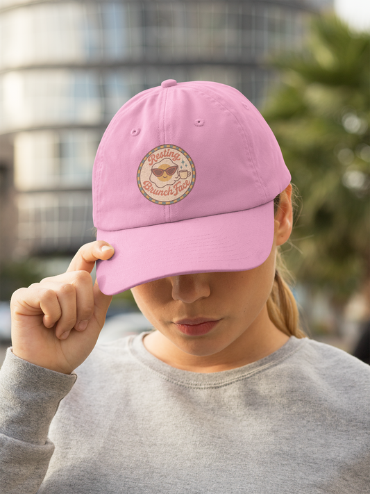 Resting Brunch Face Hat, Stylish Cap for Brunch Lovers, Comfortable Leisure Hat, Casual Everyday Wear