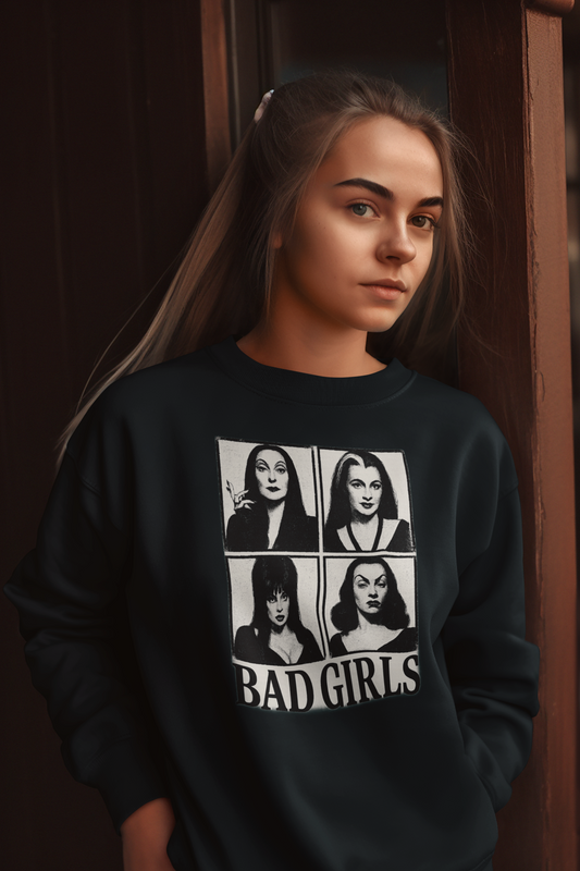 Unisex Bad Girls French Terry Raglan Crewneck Sweatshirt, Cozy Casual Wear, Perfect for Fall, Halloween, and Everyday Style, Unique [...]