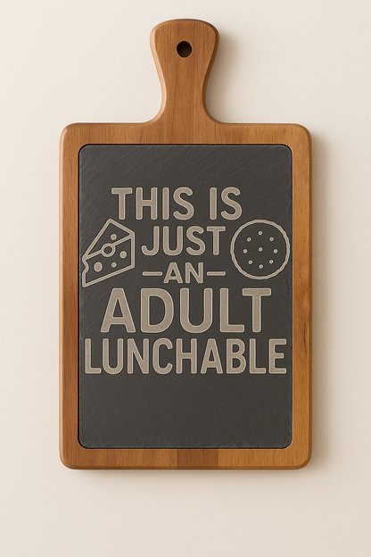 Engraved Charcuterie Board - Perfect for Entertaining, Unique Gift for Adults, Cheesy Birthday Party, Kitchen Decor
