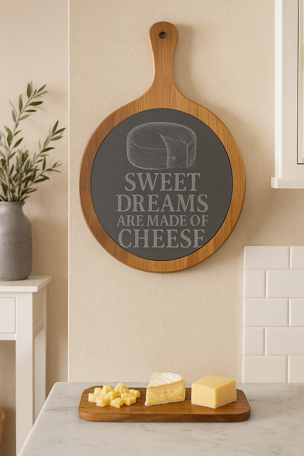 Engraved Charcuterie Board - Perfect for Cheese Lovers, Gift for Foodies, Wedding, Housewarming, Kitchen Decor