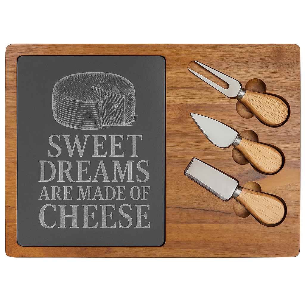 Engraved Charcuterie Board - Perfect for Cheese Lovers, Gift for Foodies, Wedding, Housewarming, Kitchen Decor