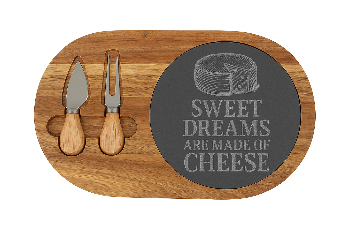 Engraved Charcuterie Board - Perfect for Cheese Lovers, Gift for Foodies, Wedding, Housewarming, Kitchen Decor