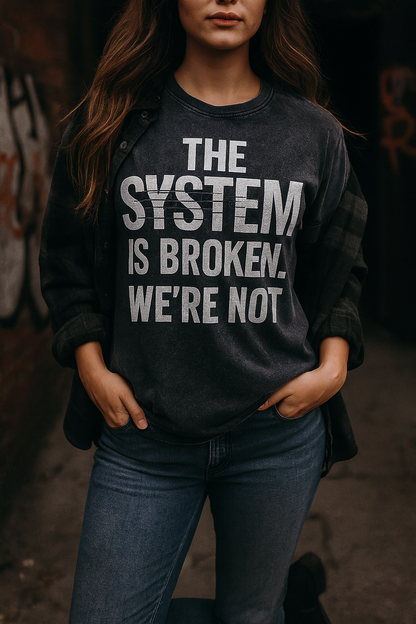 Rebellious Statement T-shirt: Casual Wear for Activists, Thought-Provoking Apparel, Gift for Movements, Unisex Tee