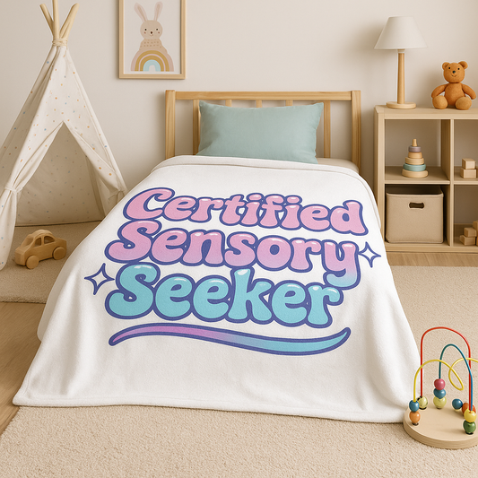 Certified Sensory Seeker Velveteen Plush Blanket | Cozy Throw for Comfort, Relaxation, Home Decor, Gift for Sensory Needs, Soft [...]