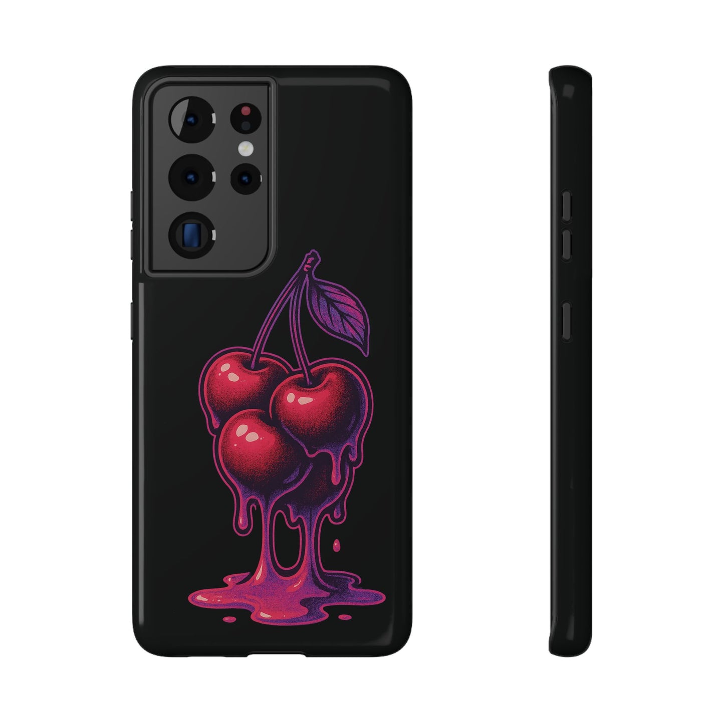 Impact-Resistant Cherry Phone Case, Cute Cherry Phone Cover, Stylish Phone Protector, Fun Phone Case, Unique Gift for Teens