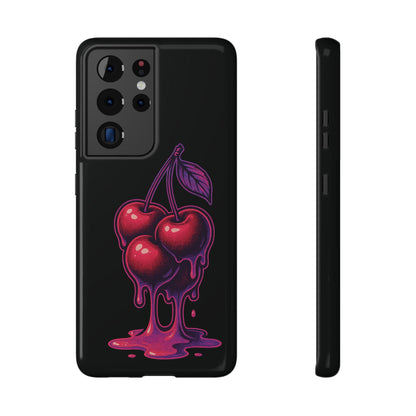 Impact-Resistant Cherry Phone Case, Cute Cherry Phone Cover, Stylish Phone Protector, Fun Phone Case, Unique Gift for Teens