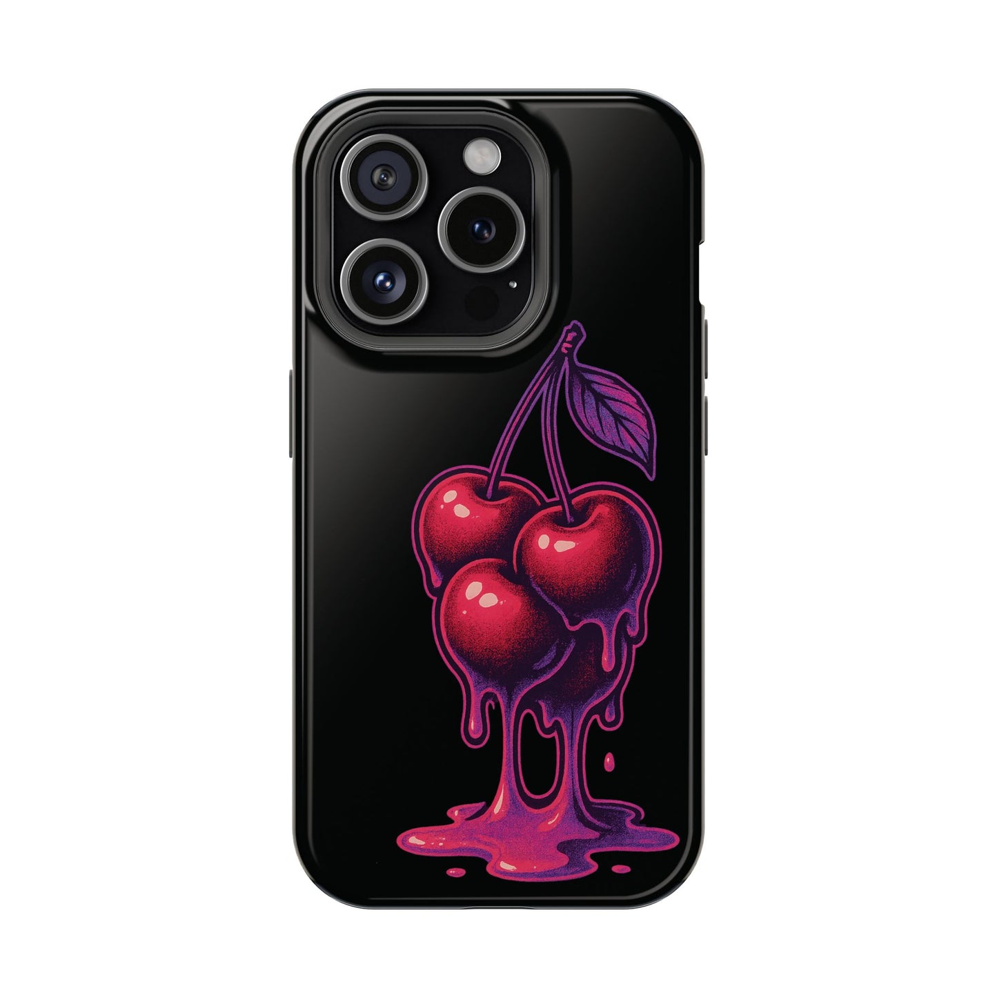 Impact-Resistant Cherry Phone Case, Cute Cherry Phone Cover, Stylish Phone Protector, Fun Phone Case, Unique Gift for Teens