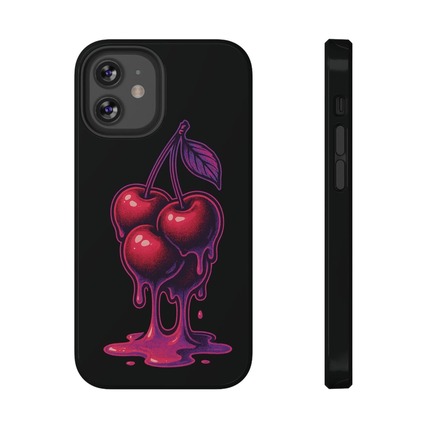 Impact-Resistant Cherry Phone Case, Cute Cherry Phone Cover, Stylish Phone Protector, Fun Phone Case, Unique Gift for Teens