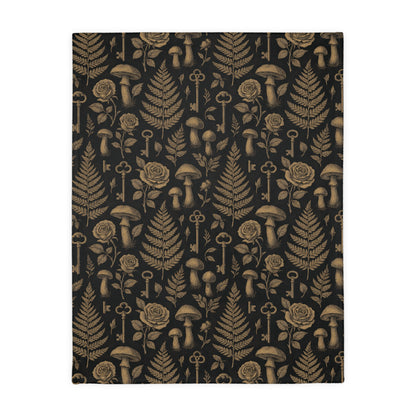 Bohemian Velvet Blanket | Cozy Microfiber Throw with Floral & Key Design, Perfect for Home Decor, Gift for Nature Lovers, Fall Decor, [...]