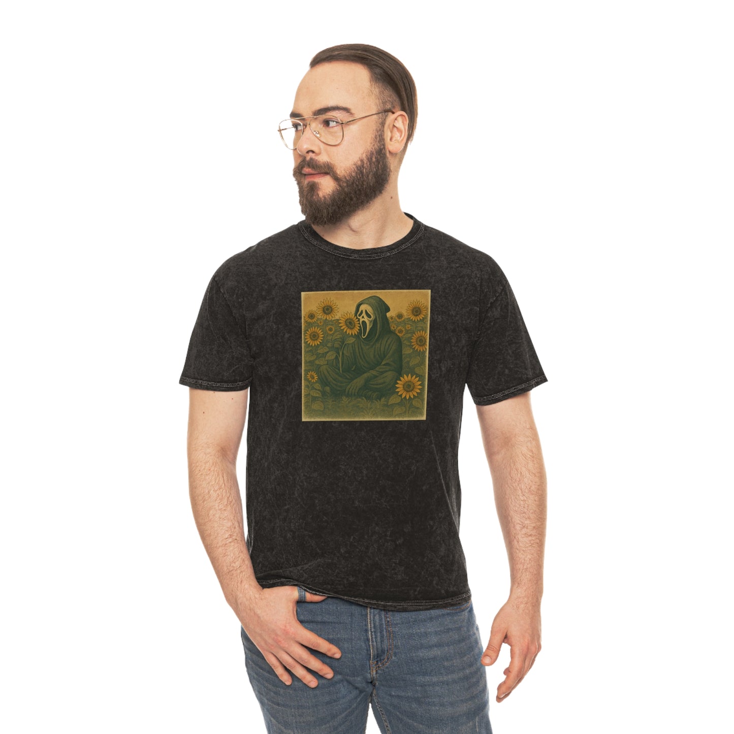 Vintage-Inspired Mineral Wash T-Shirt, Relaxed Fit, Graphic Tee for All Occasions, Casual Style, Unique Gift for Friends, Art Lover's [...]