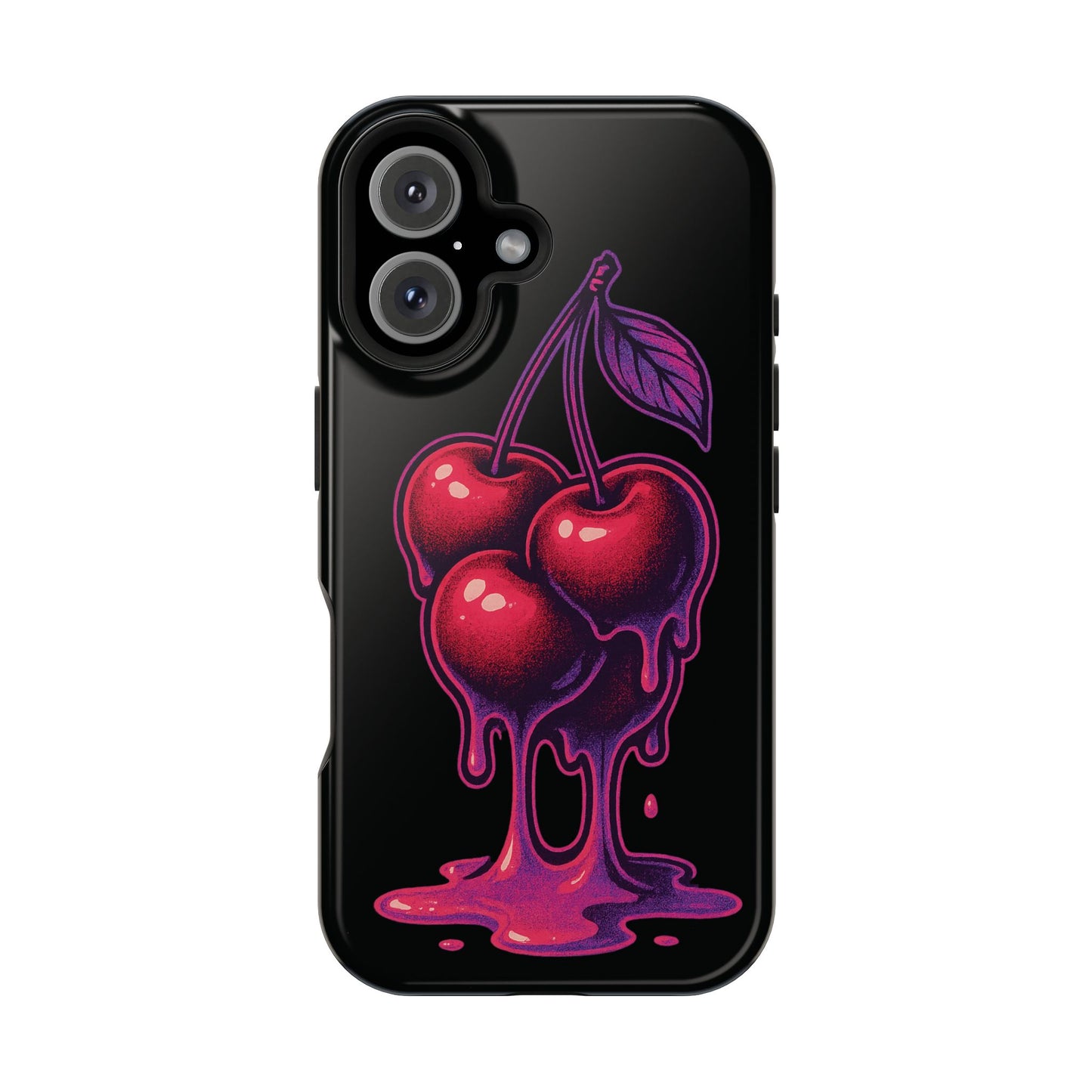 Impact-Resistant Cherry Phone Case, Cute Cherry Phone Cover, Stylish Phone Protector, Fun Phone Case, Unique Gift for Teens