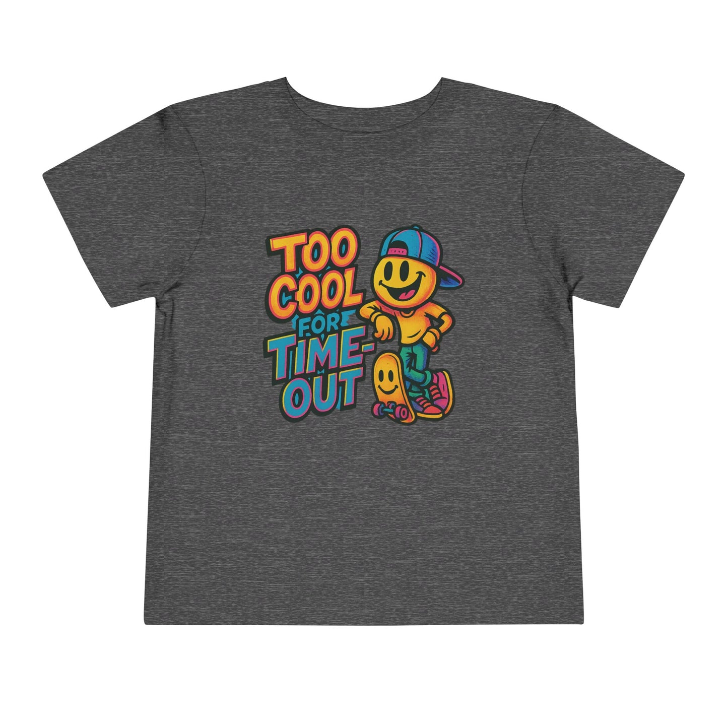 Cool Toddler Tee - "Too Cool for Time Out" - Fun Kids Shirt, Playful Baby Gift, Summer Apparel, Birthday Present, Outdoor Wear