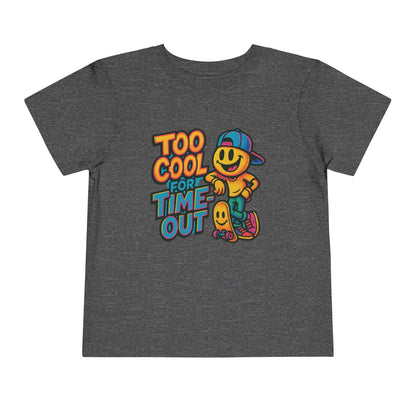 Cool Toddler Tee - "Too Cool for Time Out" - Fun Kids Shirt, Playful Baby Gift, Summer Apparel, Birthday Present, Outdoor Wear