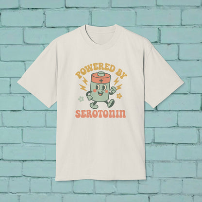 Powered by Serotonin Unisex Heavy Faded Tee