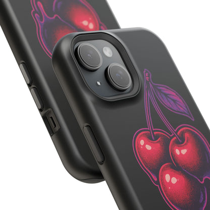 Impact-Resistant Cherry Phone Case, Cute Cherry Phone Cover, Stylish Phone Protector, Fun Phone Case, Unique Gift for Teens