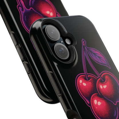 Impact-Resistant Cherry Phone Case, Cute Cherry Phone Cover, Stylish Phone Protector, Fun Phone Case, Unique Gift for Teens