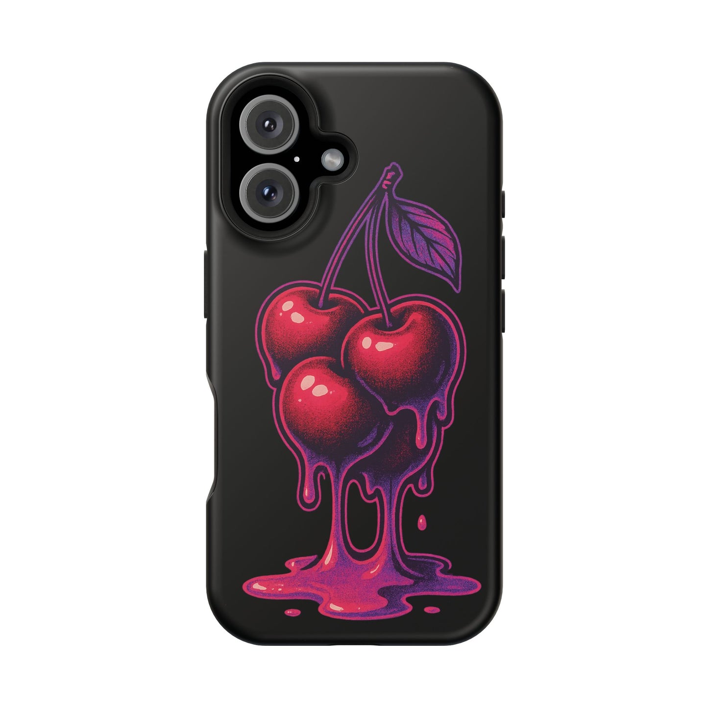 Impact-Resistant Cherry Phone Case, Cute Cherry Phone Cover, Stylish Phone Protector, Fun Phone Case, Unique Gift for Teens