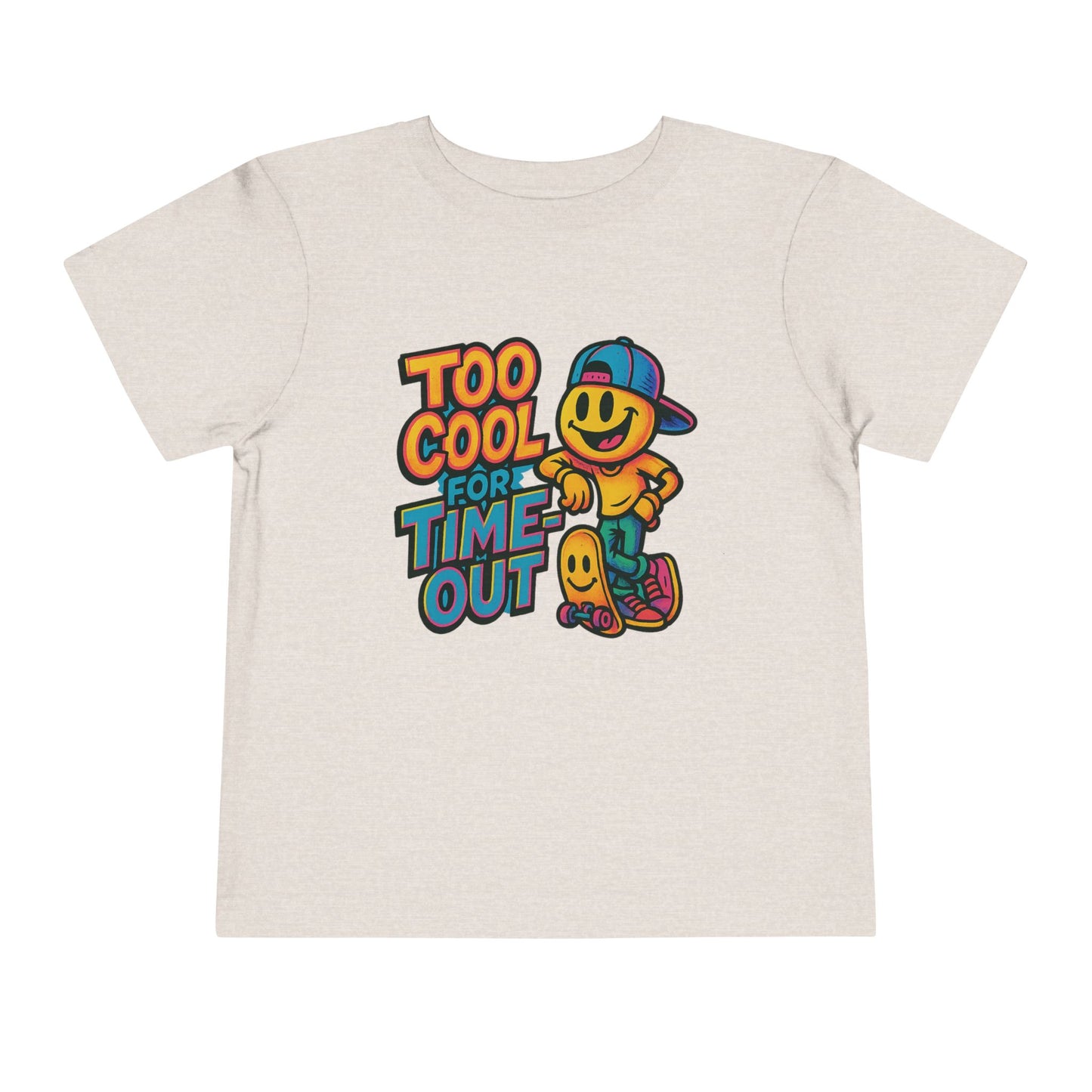 Cool Toddler Tee - "Too Cool for Time Out" - Fun Kids Shirt, Playful Baby Gift, Summer Apparel, Birthday Present, Outdoor Wear