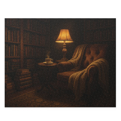 Cozy Reading Nook Puzzle, Perfect for Relaxation, Book Lover Gift, Home Decor, Family Activity, Christmas Gift