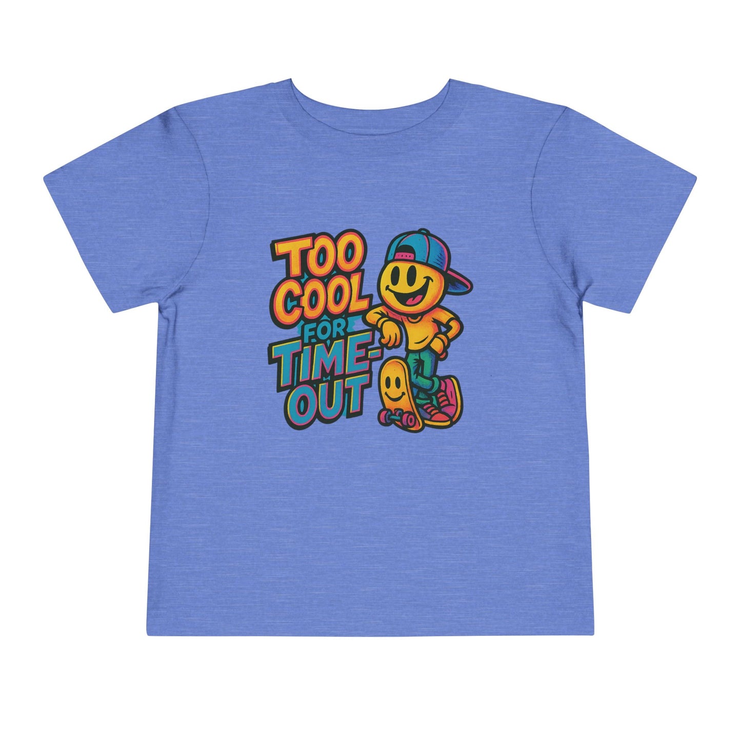 Cool Toddler Tee - "Too Cool for Time Out" - Fun Kids Shirt, Playful Baby Gift, Summer Apparel, Birthday Present, Outdoor Wear