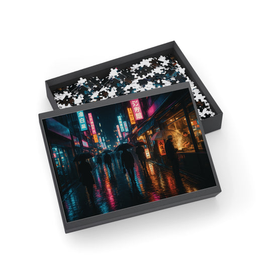 Neon City Puzzle - 1000-Piece Urban Nightlife Jigsaw, Perfect for Family Game Night, Cozy Evenings, Rainy Day Activity, Gift for [...]