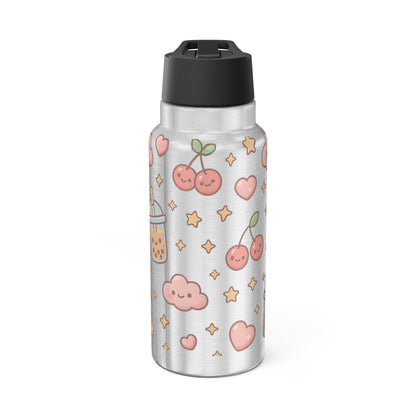 Cute Kawaii Gator Tumbler, 32oz | Ideal for Kids, Moms, Back to School, Cute Gifts, Summer Drinks