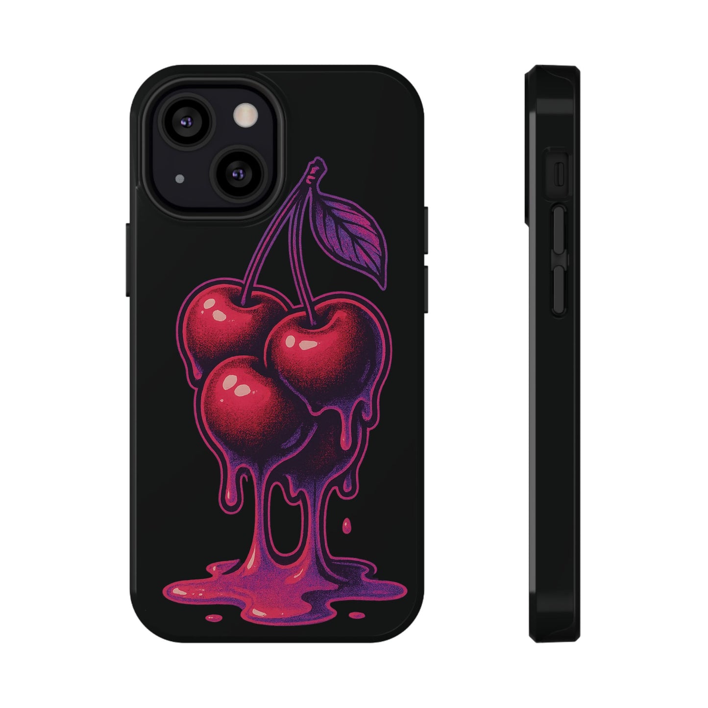 Impact-Resistant Cherry Phone Case, Cute Cherry Phone Cover, Stylish Phone Protector, Fun Phone Case, Unique Gift for Teens