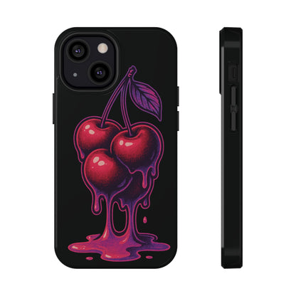 Impact-Resistant Cherry Phone Case, Cute Cherry Phone Cover, Stylish Phone Protector, Fun Phone Case, Unique Gift for Teens