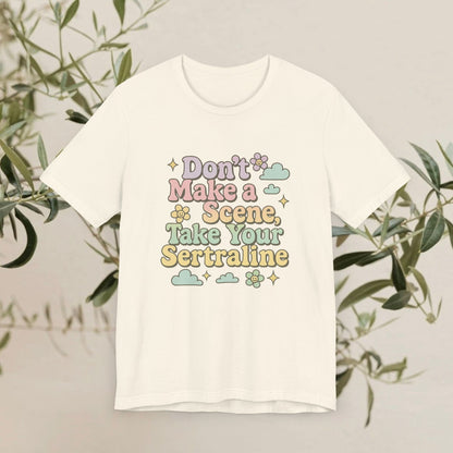 Funny Mental Health Unisex Jersey T-Shirt, Motivational Tee, Self-Care Gift, Unique Quote Shirt, Comfortable Casual Wear