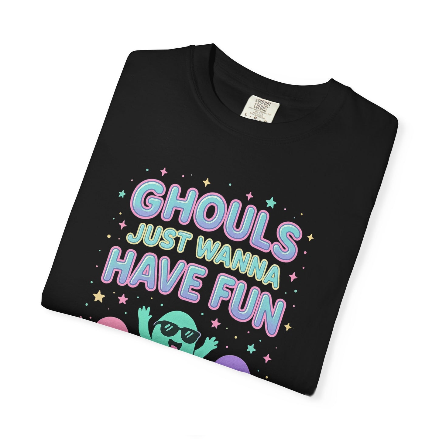 Fun Ghouls Graphic T-Shirt, Halloween Shirt, Unisex Tee, Ghost Lovers Gift, Party Apparel, Cute Summer Outfit