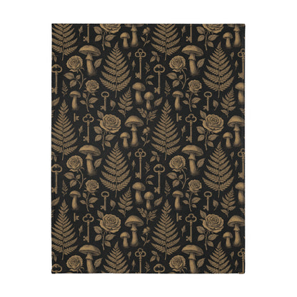 Bohemian Velvet Blanket | Cozy Microfiber Throw with Floral & Key Design, Perfect for Home Decor, Gift for Nature Lovers, Fall Decor, [...]