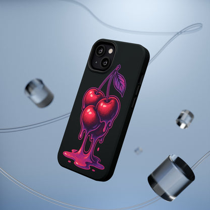 Impact-Resistant Cherry Phone Case, Cute Cherry Phone Cover, Stylish Phone Protector, Fun Phone Case, Unique Gift for Teens