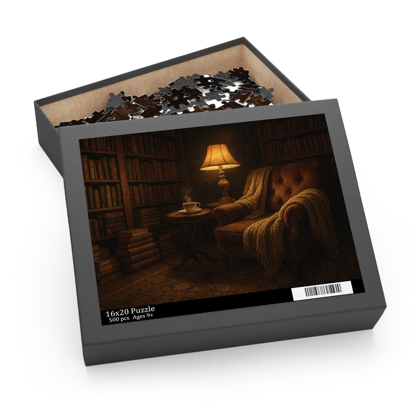 Cozy Reading Nook Puzzle, Perfect for Relaxation, Book Lover Gift, Home Decor, Family Activity, Christmas Gift